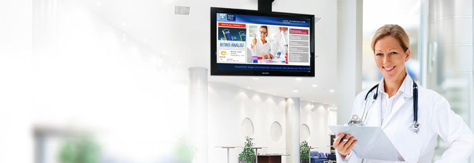 Top 5 benefits of digital signage in health care